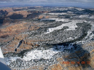94 6ug. aerial - north of Monument Valley