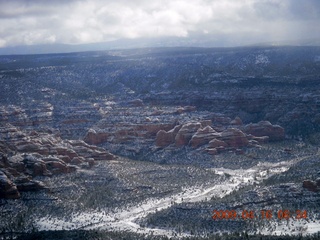 95 6ug. aerial - north of Monument Valley