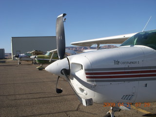 2 6um. gear up landing at Canyonlands (CNY)
