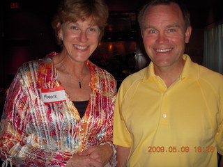 Mimi's Cheltenham High School 1974 reunion dinner - Margie, Bill
