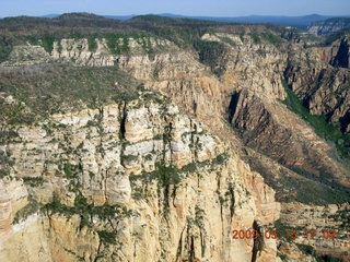 aerial - north of Sedona near sunset