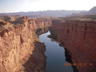 Marble Canyon (L41) run - view from Navajo Bridge