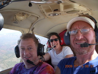 Bobby and Adam flying in N4372J