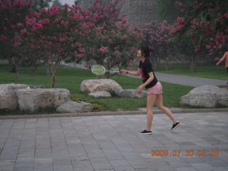 4 6xw. China eclipse - Beijing morning run