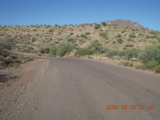 Superior Airport (E81) run - 'Watch for Graders' sign