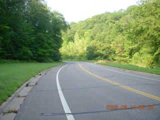 Minnesota country road - grass path - Adam running