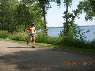 Afton, Minnesota, run - Adam running
