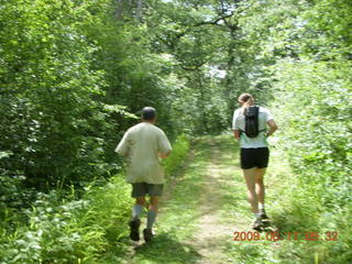 Kevin and Steve - Burnsville, Minnesota, trail run