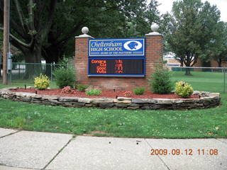 Cheltenham High School sign