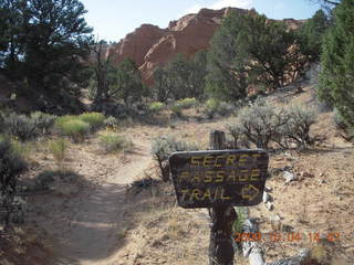 244 704. Escalante to Kodachrome - Panorama trail sign