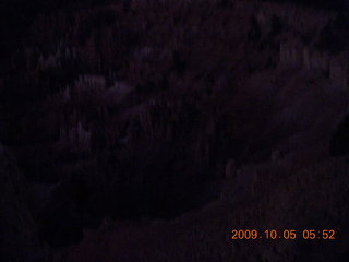 7 705. Bryce Canyon - rim from Fairyland to Sunrise - early dawn