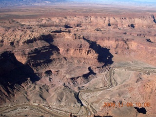 35 719. aerial - Dirty Devil airstrip area