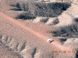36 719. aerial - Dirty Devil airstrip -