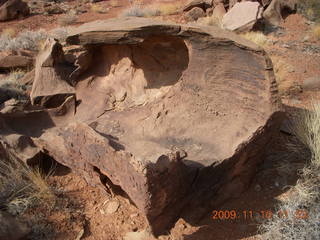47 71a. Lathrop trail hike - cool rock