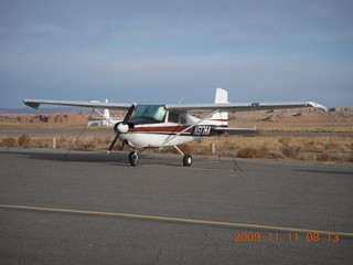 14 71b. LaVar's C172 airplane at Hanksville Airport (HVE)