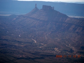 68 71b. aerial - Utah back-country near Arches National Park - Colorado River