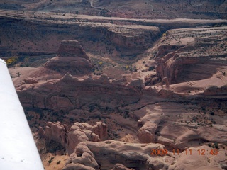 73 71b. aerial - Arches National Park - Delicate Arch