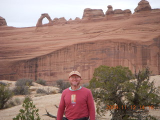 82 71c. Arches National Park - Delicate Arch from viewpoint - Adam