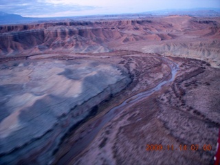 3 71e. aerial - HVE to Hite - Dirty Devil River