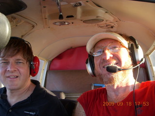 aerial - Grand Canyon - Neil and Adam flying in N4372J