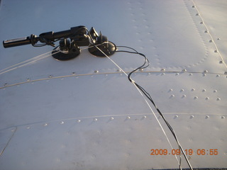 my Sony 580 camera on my wing