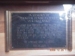 103 72r. Snow Canyon State Park - Jenny's Canyon sign