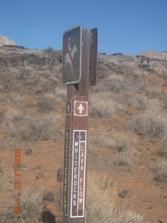 189 72r. Snow Canyon State Park - Butterfly trail sign