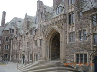 Princeton Blair Arch area - Adam in Moore sculpture