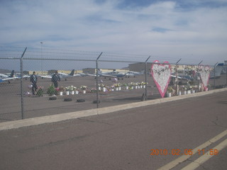 memorial for fallen pilot at Deer Valley (DVT)