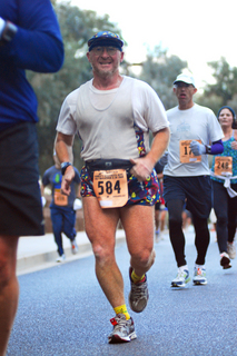 Fiesta Bowl half marathon - Adam