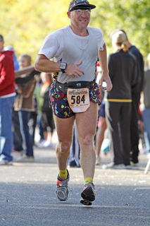 Fiesta Bowl half marathon - Adam