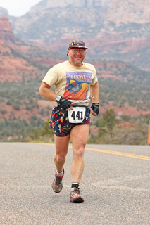 Sedona half marathon - Adam