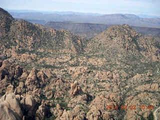 Bagdad run, green after the rain - aerial
