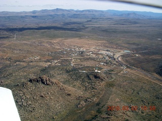Bagdad run, green after the rain - aerial