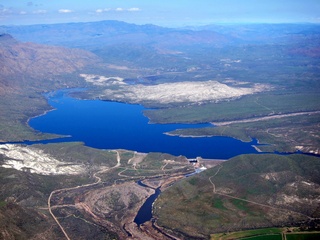 aerial - Horseshoe reservoir