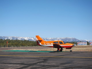 Canadian airplane at Payson (PAN)
