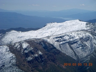 aerial - mountains near Payson (PAN) - waterfall