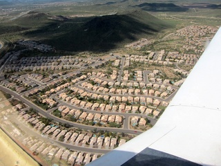 aerial - houses in north Scottsdale