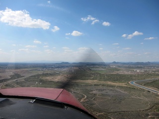 aerial - final approach at Deer Valley (DVT)