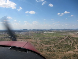 aerial - final approach at Deer Valley (DVT)