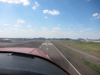aerial - final approach at Deer Valley (DVT)