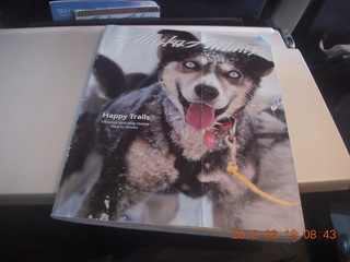 Iditarod cover of Alaska Airlines magazine