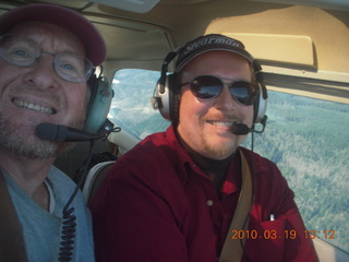 Adam and Charlie flying in N734SE - to Darrington ((1S2)