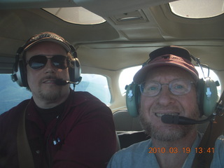 Marcus and Adam flying in N4372J