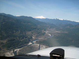 Charlie's pictures - Arlington flight - snowy peaks near Baker Lake