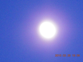 full moon close up