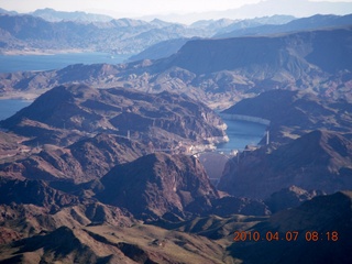 my rental car at Virgin River Bridge near Hurricane, Utah