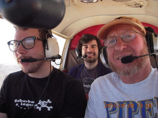 Brian, Kevin, and Adam flying in N4372J