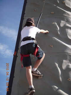 Metate Trail hike - Steve's picture - Adam crossing