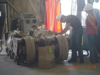 Bagdad (E51) mine tour - repair facility - big dump truck